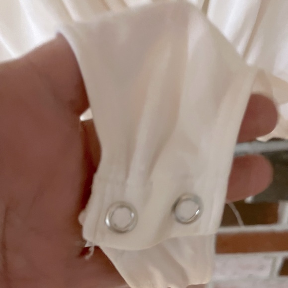 EXPRESS White Sleeveless Plunging Neckline Bodysuit XS - Picture 9 of 11